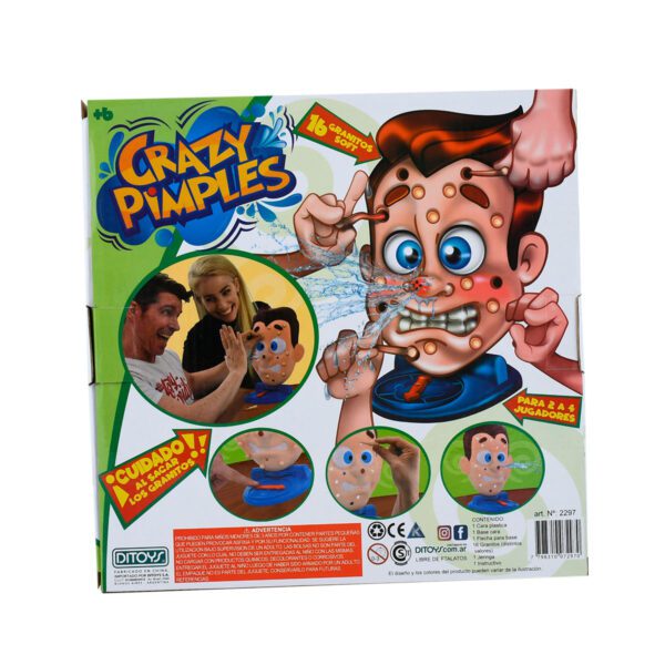 Juego Ditoys Crazy Pimples Art:2297 - Imagen 2