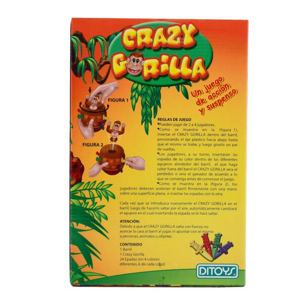 Juego Crazy Gorila Ditoys Art.611 - Imagen 4