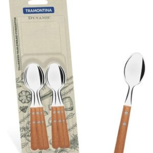 Cucharita Postre Tramontina M/Madera Dinamic