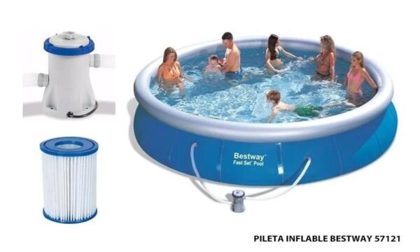 Pileta Inflable F/Armado C/Filtro 366X0.91 57121 - Imagen 2
