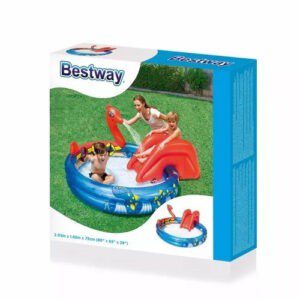 Pileta Inflable C/Tobogan En Caja Art:53033