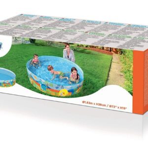 Pileta De Lona Rigida Decorada 183X38Cm.Art:55022