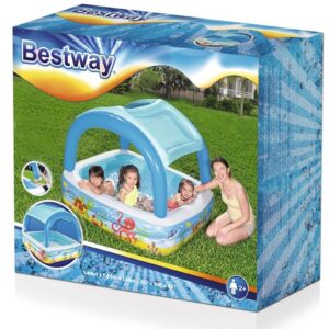 Pileta Inflable C/Techo 147X147X122Cm.Art:52192