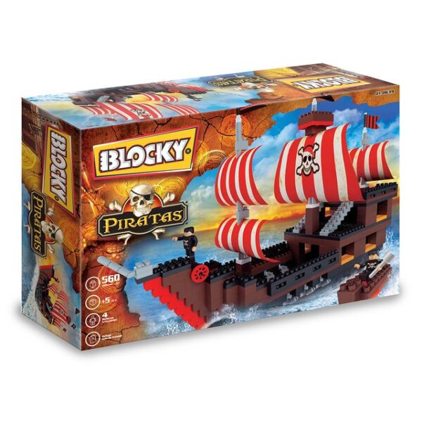 Blocky Barco Piratas X 560 Pzs.Art:0639