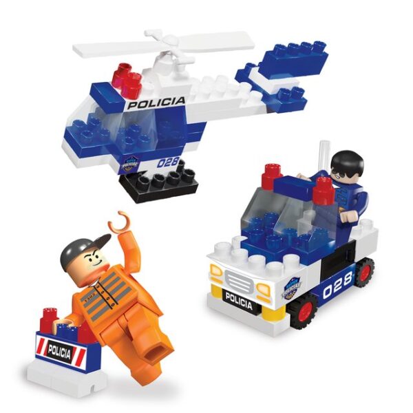 Blocky Super Policias X 70 Pzs. Art:01-0670 - Imagen 2