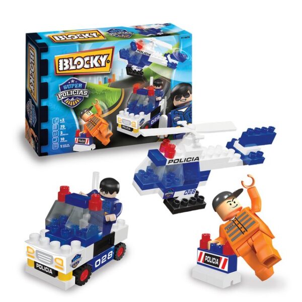 Blocky Super Policias X 70 Pzs. Art:01-0670
