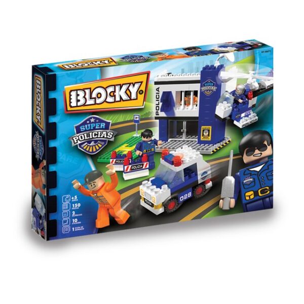 Blocky Super Policia X 150 Pzs. Art:01-0671 - Imagen 3