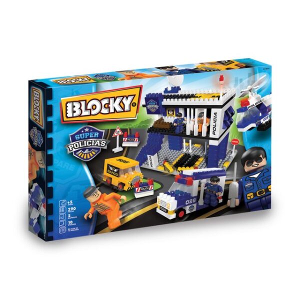 Blocky Super Policia X 290 Pzs. Art:01-0672 - Imagen 3