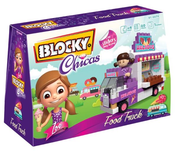 Blocky Chicas Food Truck X 65 Pzs.Art:01-0674 - Imagen 3