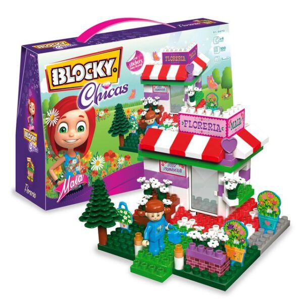 Blocky Chicas Floreria X 100 Pzs.Art:01-0675