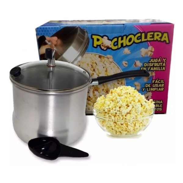 Pochoclera De Aluminio Grande Jovifel Art:1658
