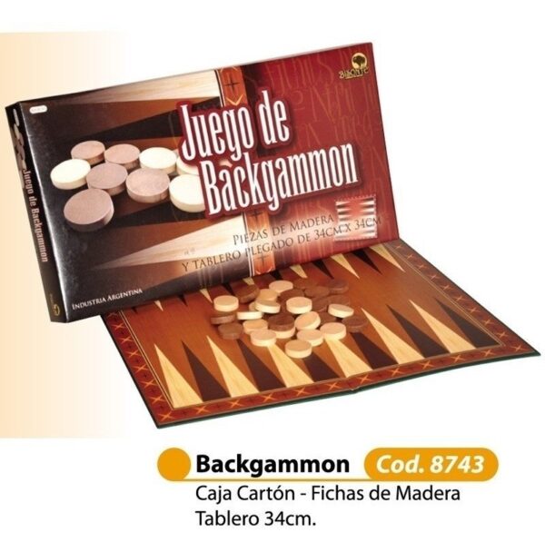 Juego Backgammon Bisonte Art:8743 - Imagen 2