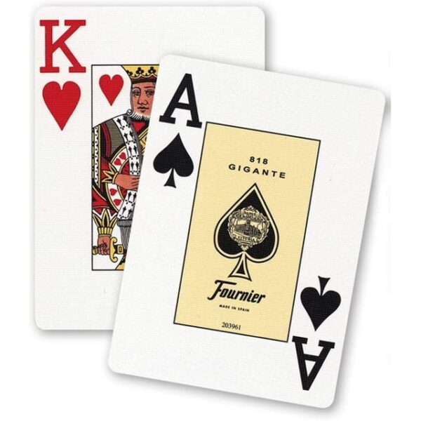Naipe Poker X55.U.Fournier Reyes Art:818 - Imagen 2