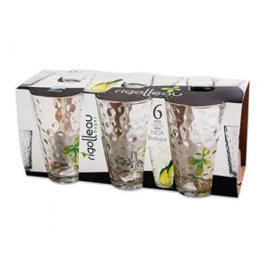 Vaso De Vidrio Noa Burbujas X6.U.Rigolleau