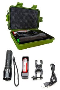 Linterna De Metal Chica C/Zoom Y Acces.Valija Art:A100S