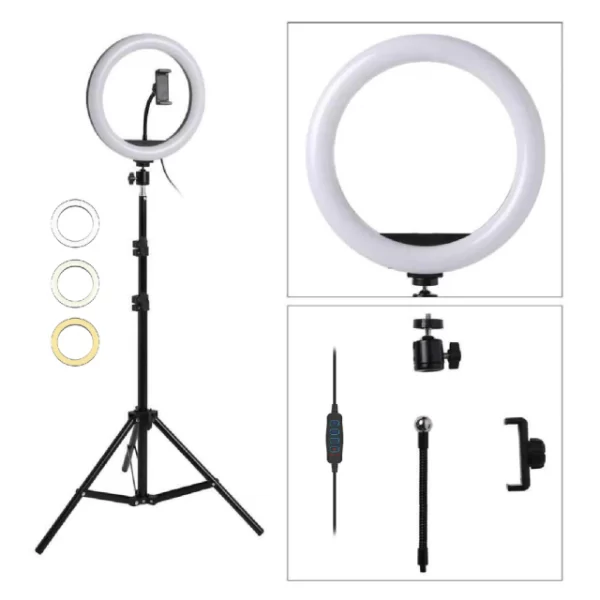 Aro De Luz 26 Cm C/Tripode De 2.10 Mt.Art:Qx-260