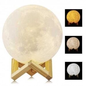 Lampara Luna Recargable X 15 Cm.Dinax En Caja Art:Dx-Moonlamp01