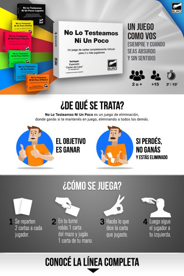 Juego Buro No Lo Testeamos Ni Un Poco En Caja Art:80002 - Imagen 3