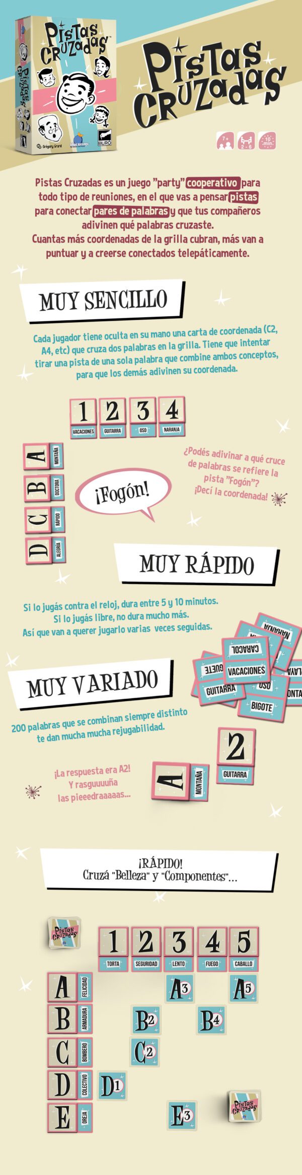 Juego Buro Pistas Cruzadas En Caja Art:80059 - Imagen 3