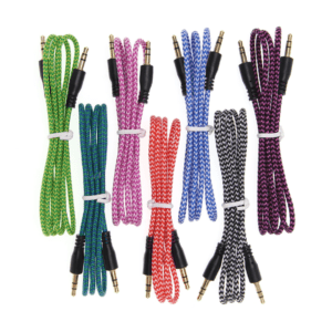 Cable Auxiliar 3,5 Mm.X 1 Mt.Dinax En Bolsa Art:Dx-Caux2