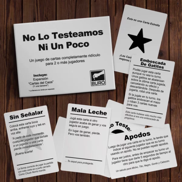 Juego Buro No Lo Testeamos Ni Un Poco En Caja Art:80002 - Imagen 2