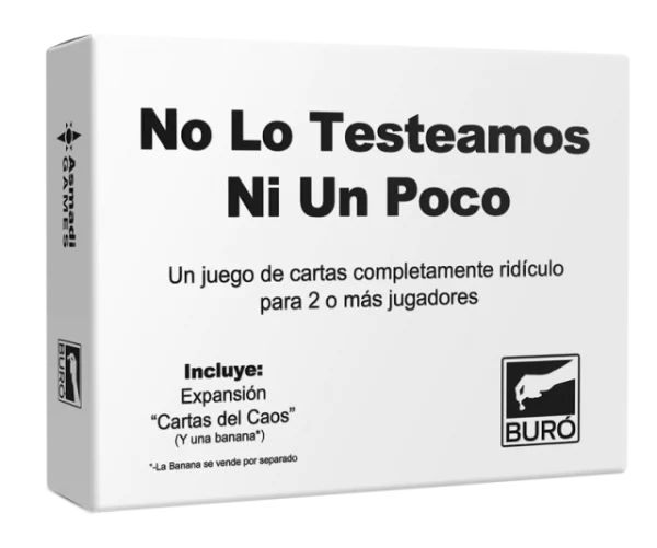 Juego Buro No Lo Testeamos Ni Un Poco En Caja Art:80002