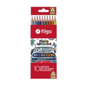 Lapiz Filgo Metalizado X 10.U.