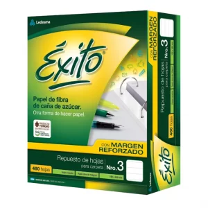 Rep.Exito X 480H. Rayado C/Margen Ref.